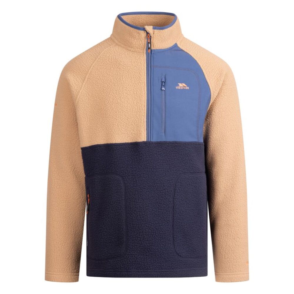 Trespass Mens North AT200 Fleece Top / Beige